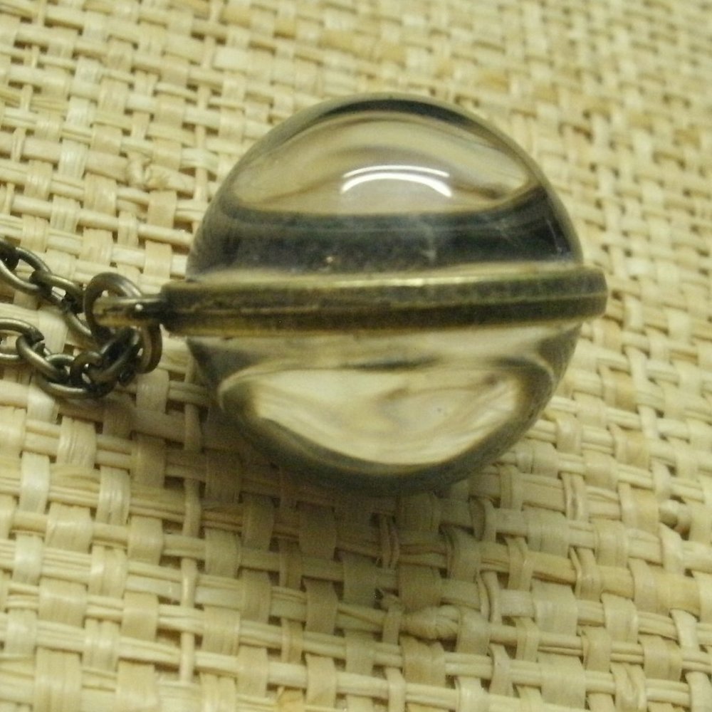Glass Sphere with Galaxy Pendant Necklace - Picture 10 of 16